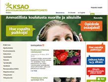 Tablet Screenshot of ksao.fi